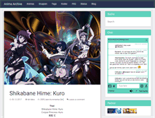 Tablet Screenshot of anime-archive.com